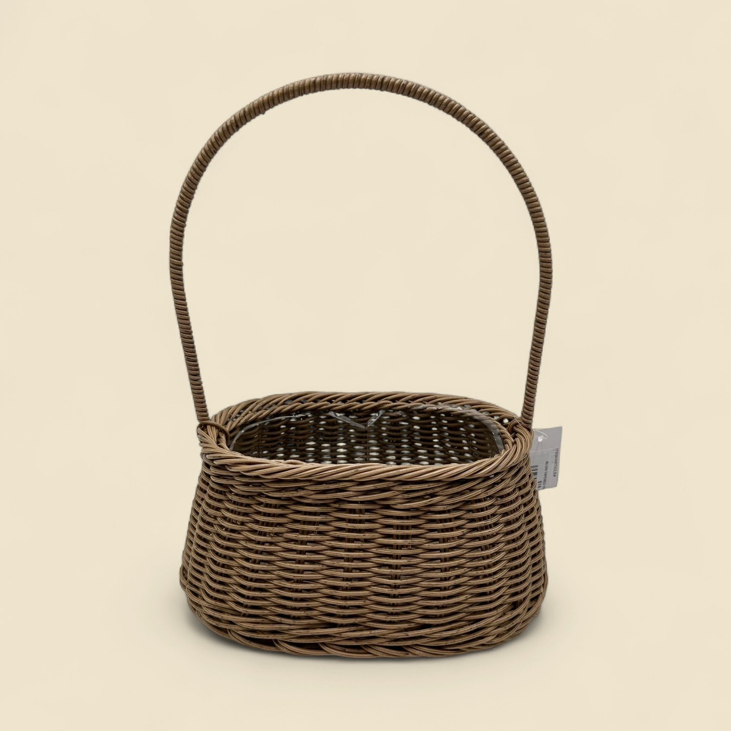 RESIN TAPERED OVAL BASKET 8.5"