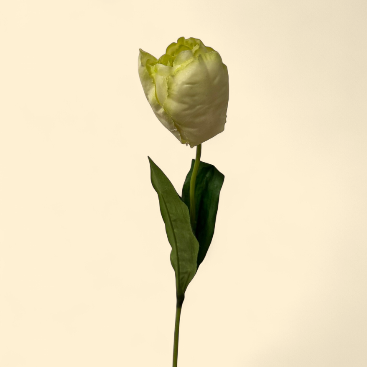 FAUX LARGE SINGLE TULIP STEM – GREEN
