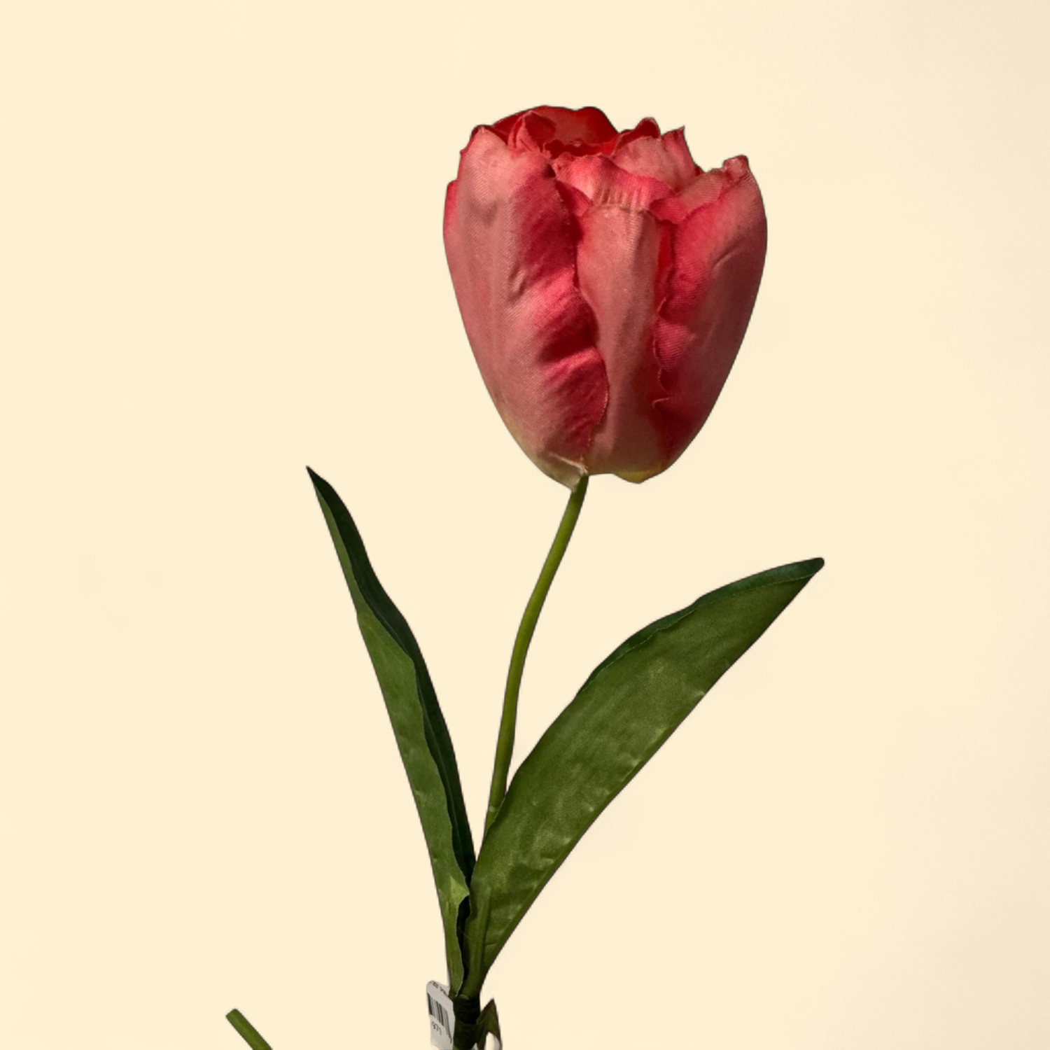 FAUX LARGE SINGLE TULIP STEM – PINK