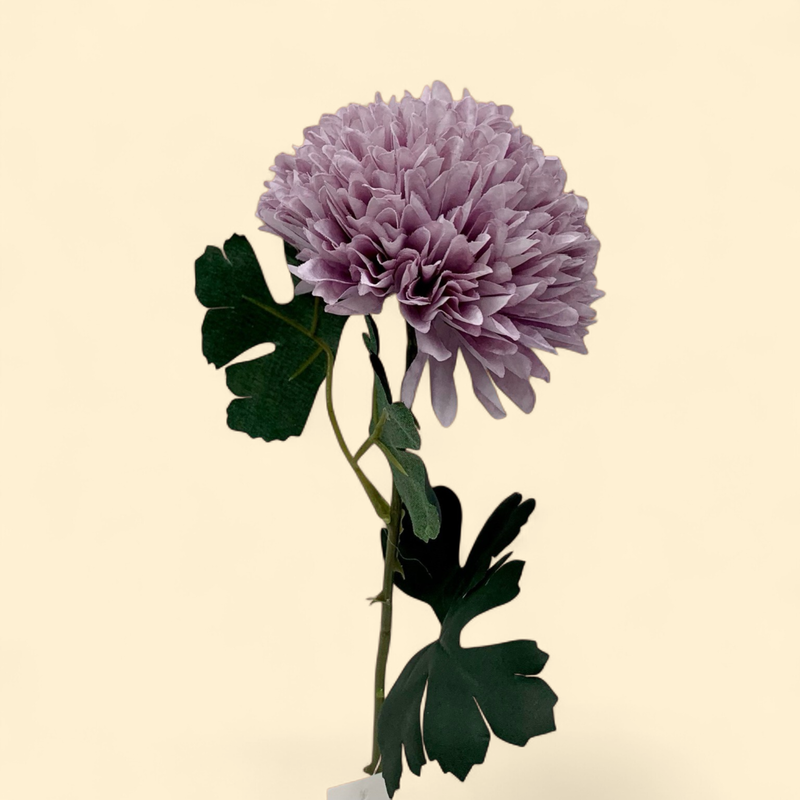 FAUX BALL CHRYSANTHEMUM STEM – DUSK
