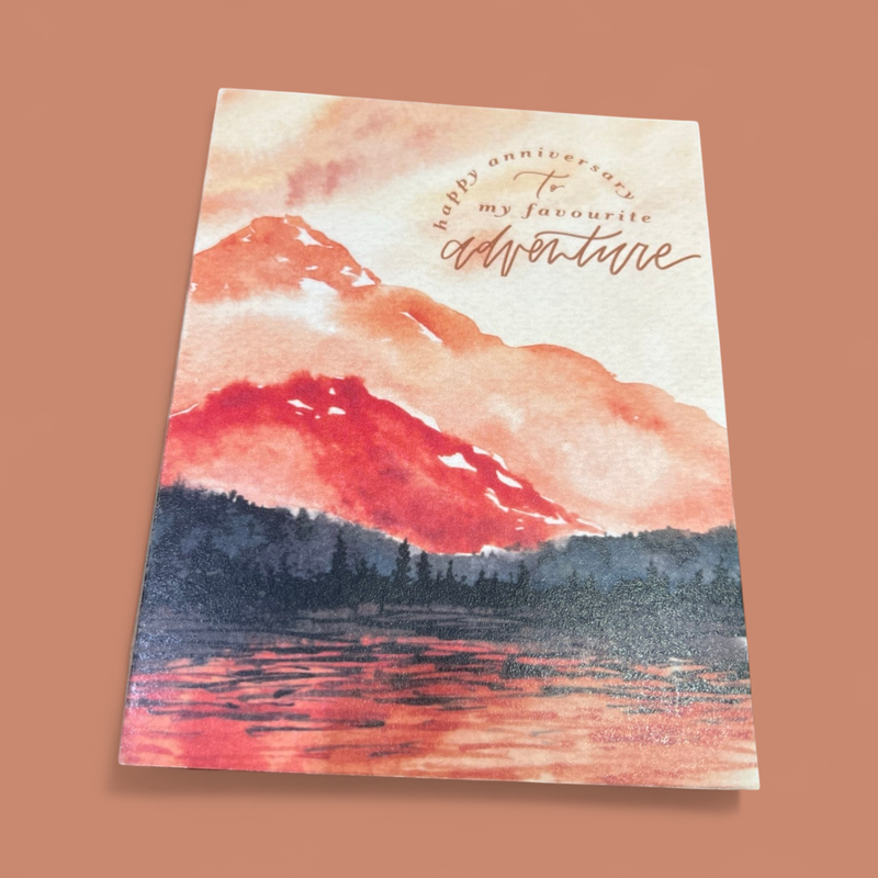 FAVOURITE ADVENTURE ANNIVERSARY GREETING CARD