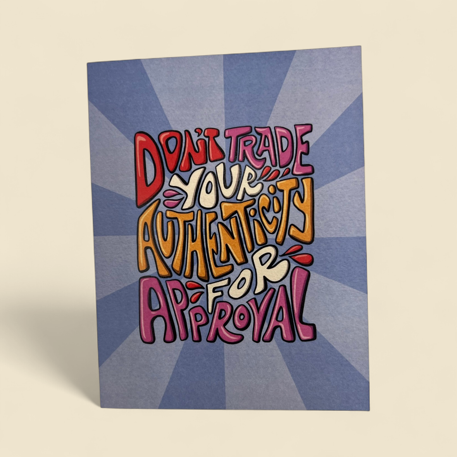 AUTHENTICITY GREETING CARD