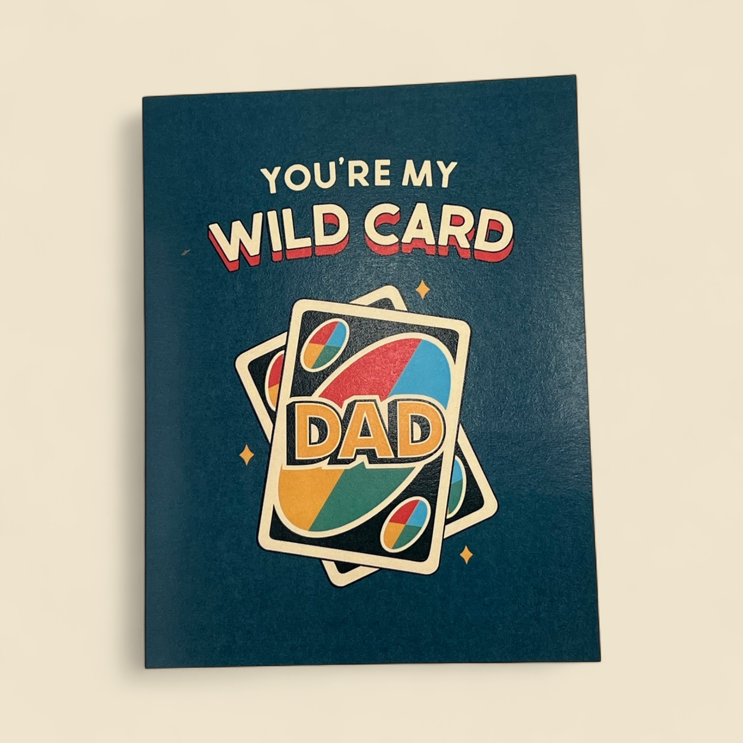 WILD CARD FATHER'S DAY GREETING CARD