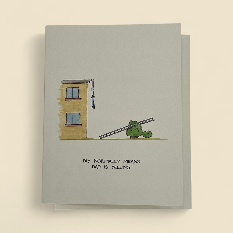 DIY DAD GREETING CARD
