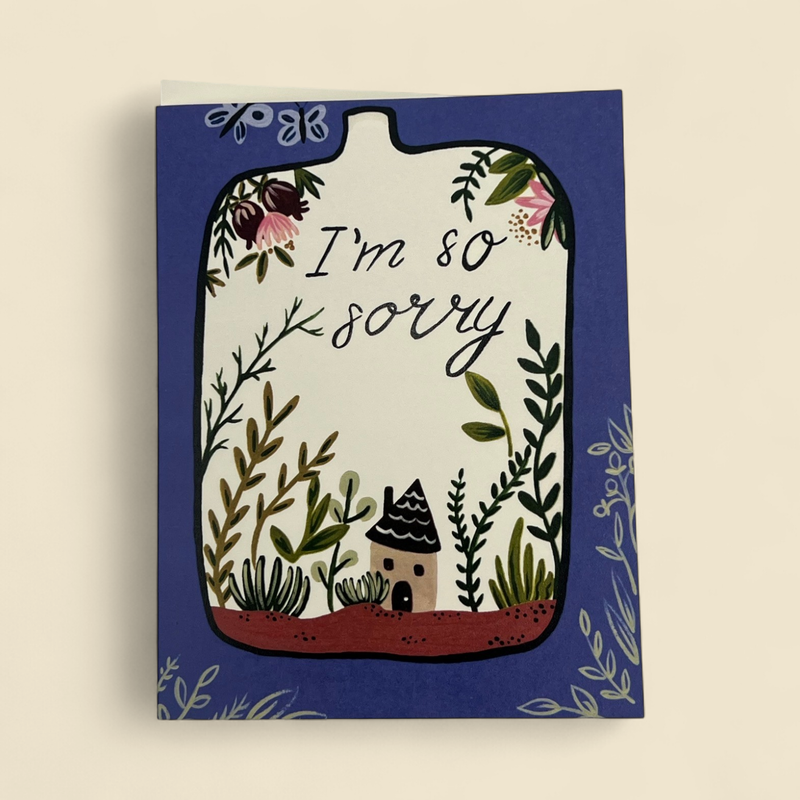 I"M SO SORRY GREETING CARD