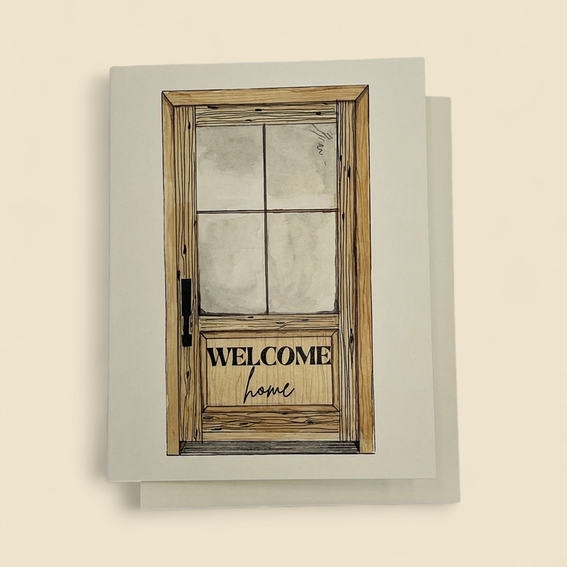 WELCOME HOME GREETING CARD
