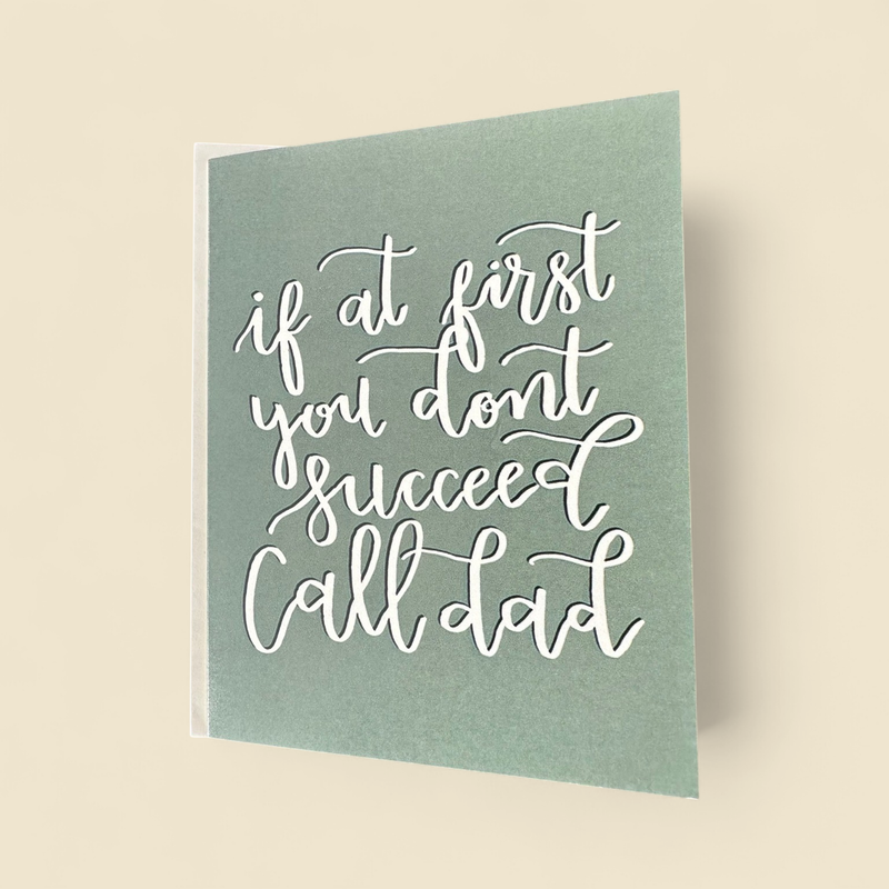 "CALL DAD" FATHER'S DAY GREETING CARD