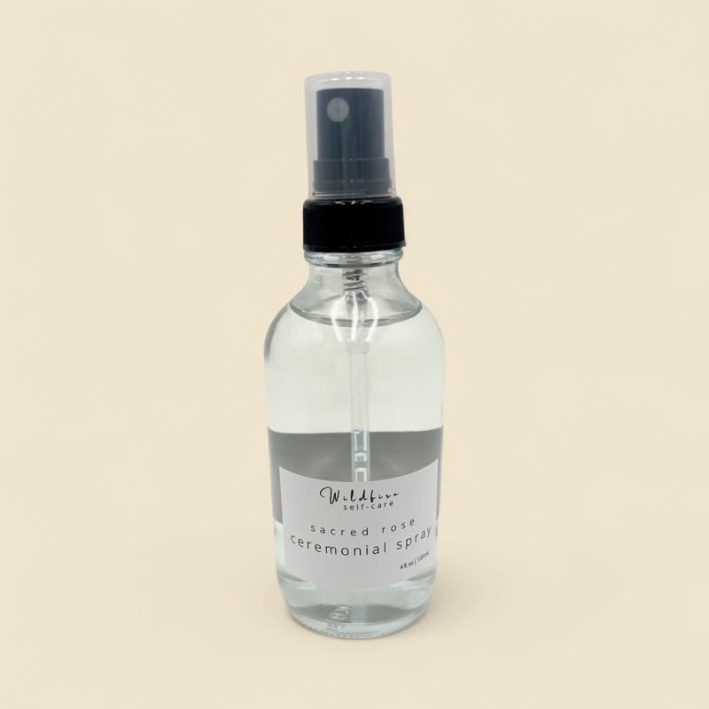 WILDFIRE SELF-CARE SACRED ROSE CEREMONIAL SPRAY 4 OZ