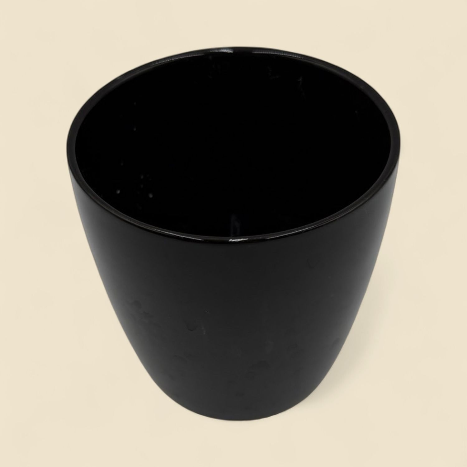 TAPERED BLACK POT 4"