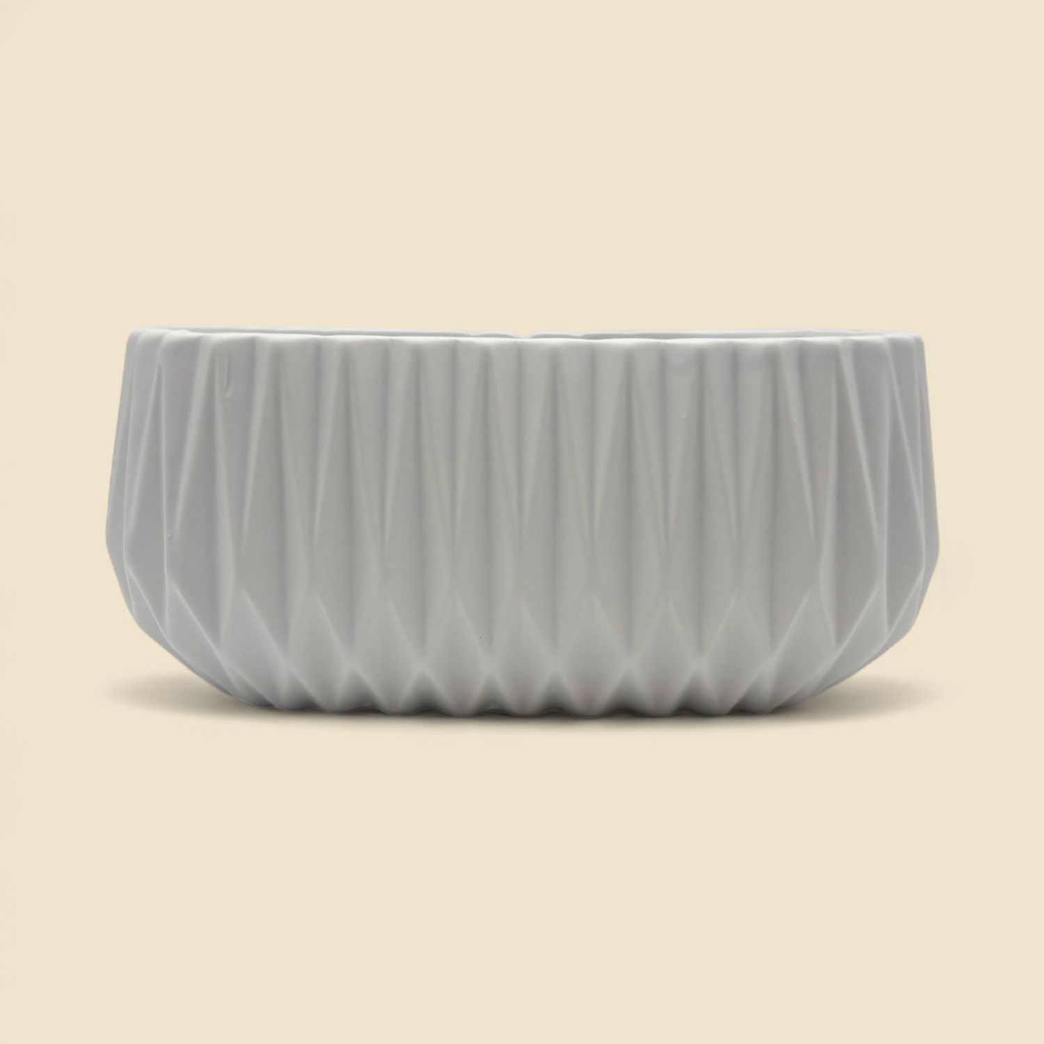 ADELAIDE MATTE WHITE 9.75" L