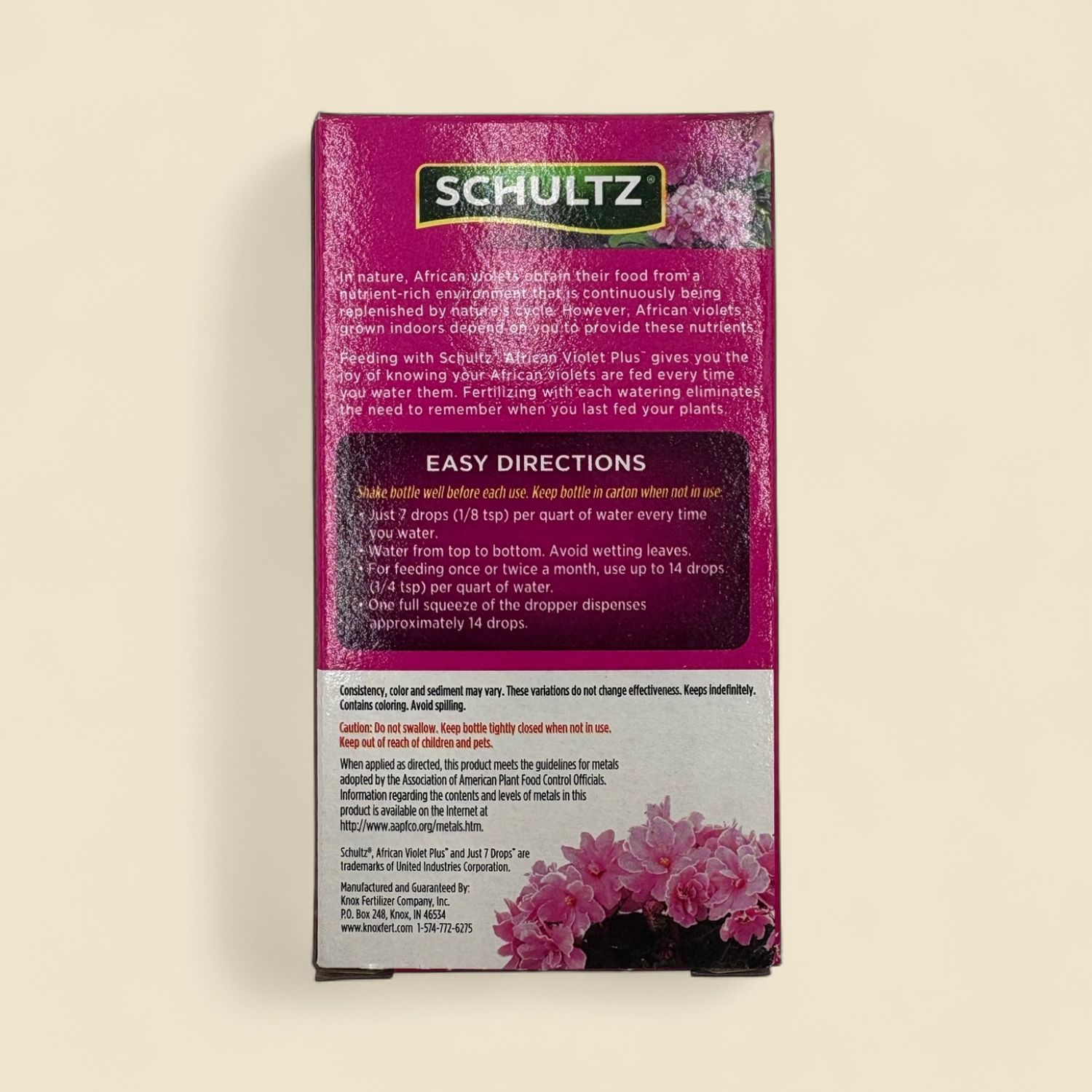 AFRICAN VIOLET LIQUID PLANT FOOD
