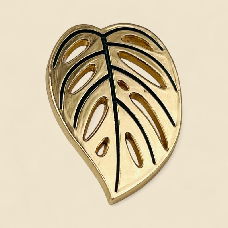 SWISS CHEESE MONSTERA ADANSONII LAPEL PIN