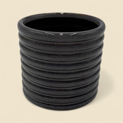 AMAYA GLAZED BLUE POT 4.25 AMAYA GLAZED BLUE POT 4.25"