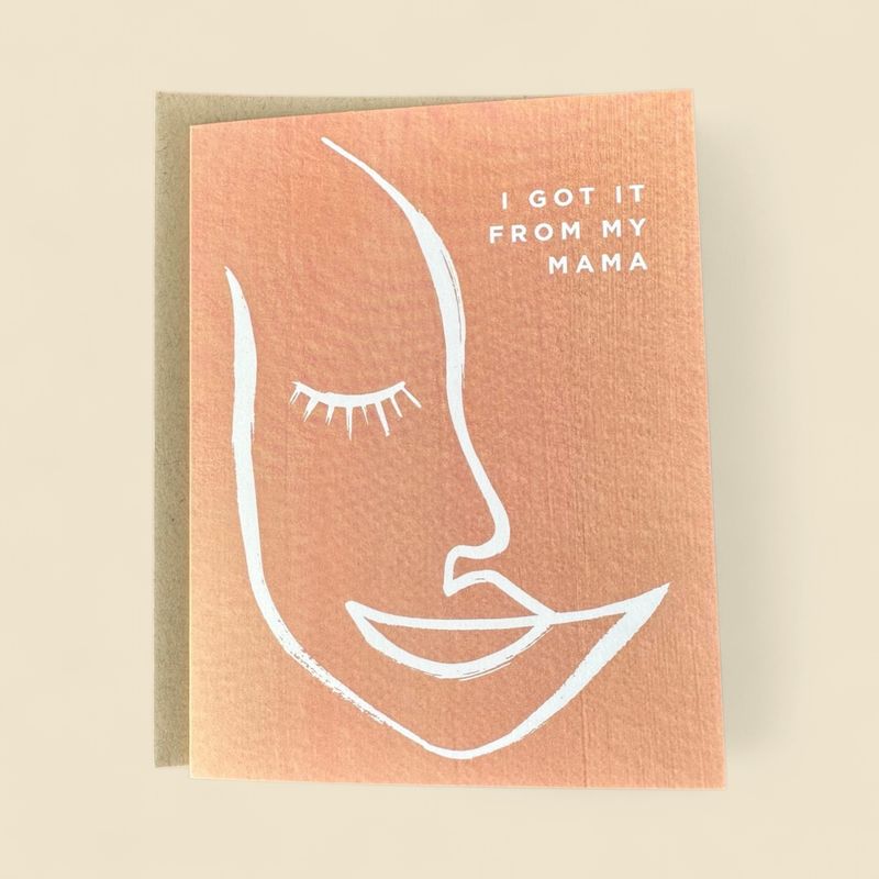 FROM MY MAMA GREETING CARD