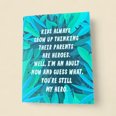 HEROES GREETING CARD