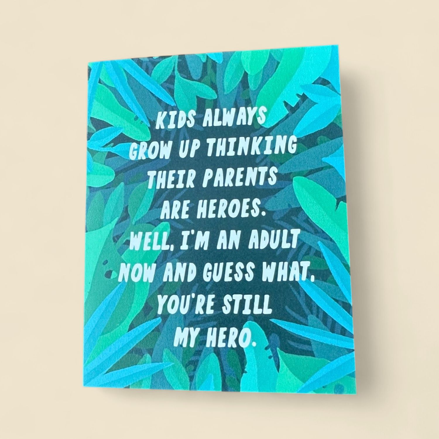 HEROES GREETING CARD