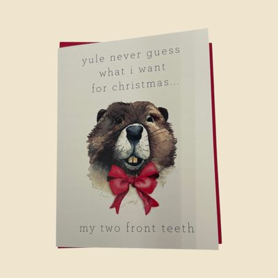 INKWELL CARDS MY TWO FRONT TEETH GREETING CARD