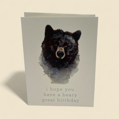 INKWELL CARDS BEARY GREAT BIRTHDAY GREETING CARD INKWELL CARDS BEARY GREAT BIRTHDAY GREETING CARD
