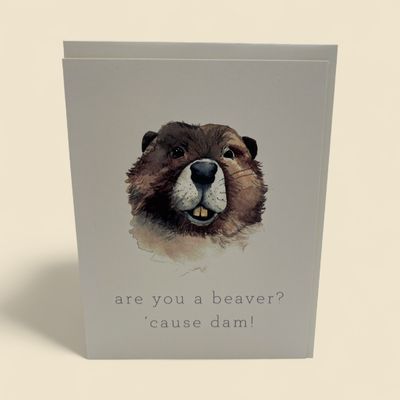 INKWELL CARDS CAUSE DAM! GREETING CARD