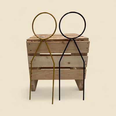 TRELLIS SINGLE CIRCLE GOLD 14"