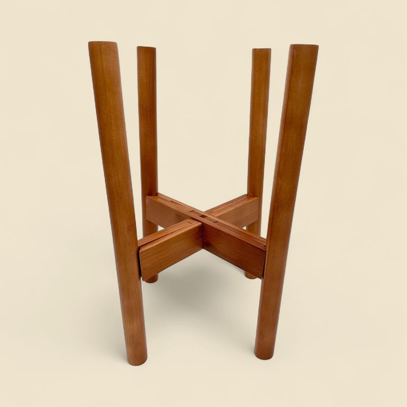 KANSO ADJUSTABLE DARK BAMBOO PLANT STAND