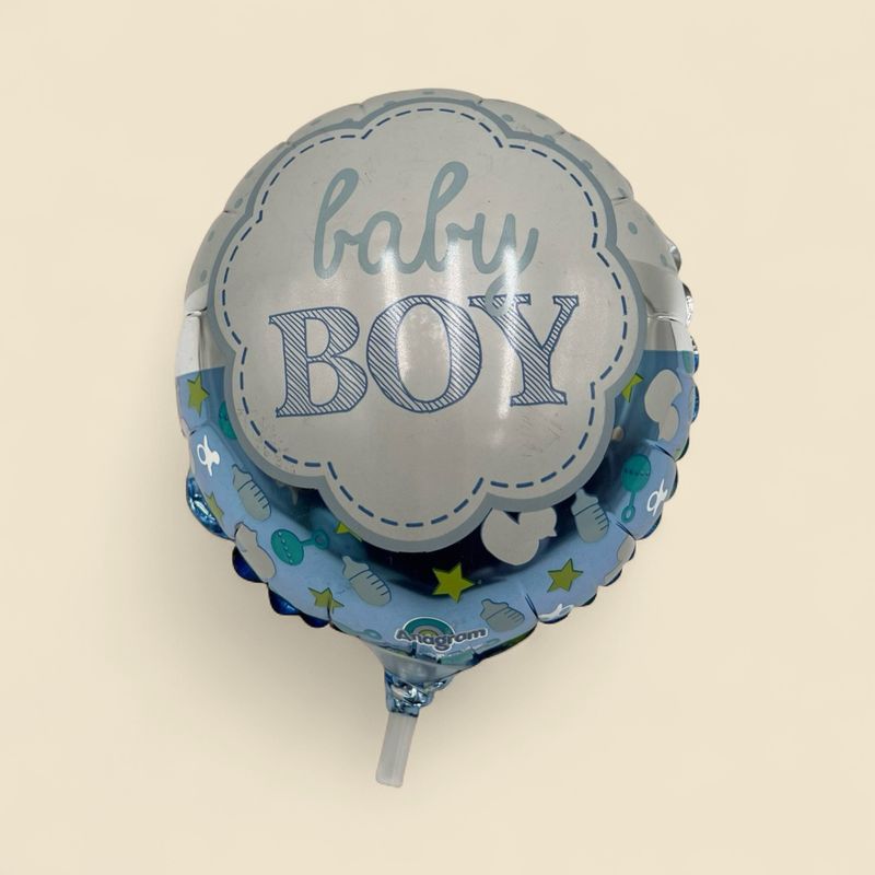 BABY BOY 7” MYLAR BALLOON BABY BOY 7” MYLAR BALLOON