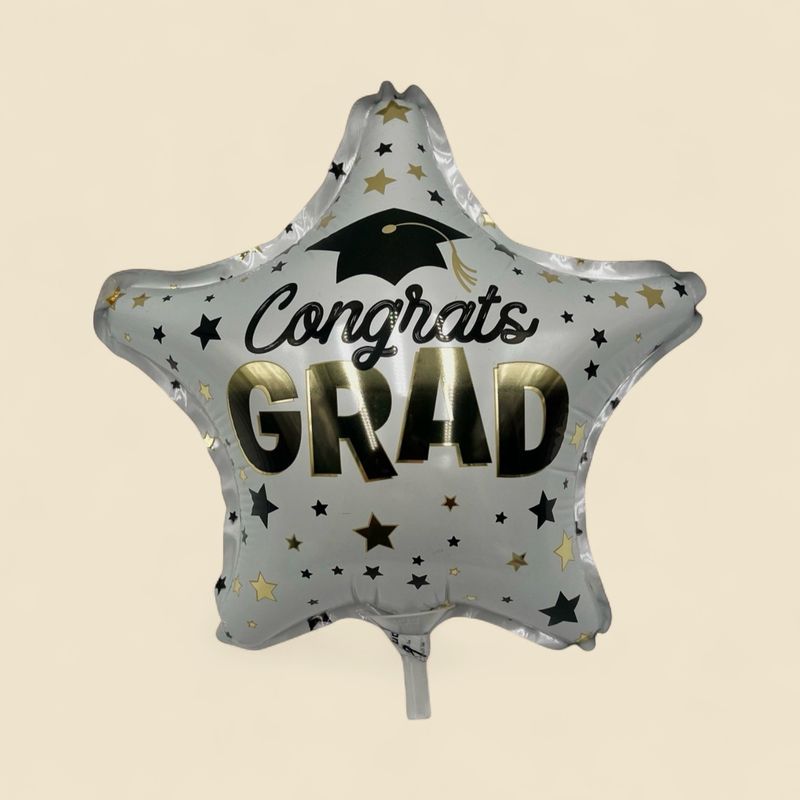 CONGRATS GRAD STAR 7 CONGRATS GRAD STAR 7" MYLAR BALLOON