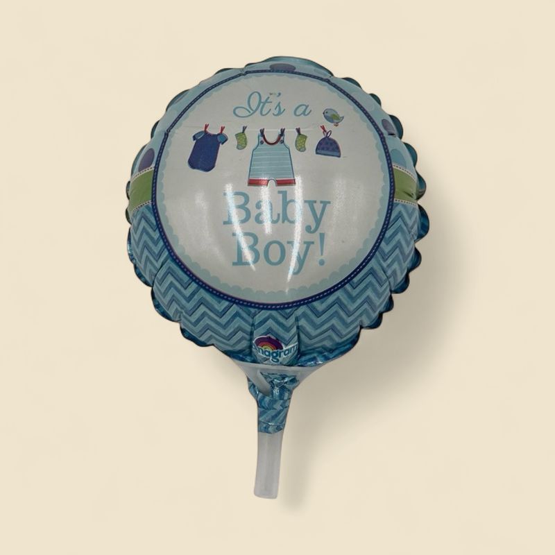 IT’S A BABY BOY 3.5 IT’S A BABY BOY 3.5" MINI MYLAR BALLOON