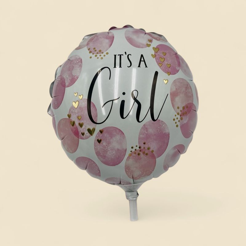 IT’S A GIRL 7 IT’S A GIRL 7" MYLAR BALLOON