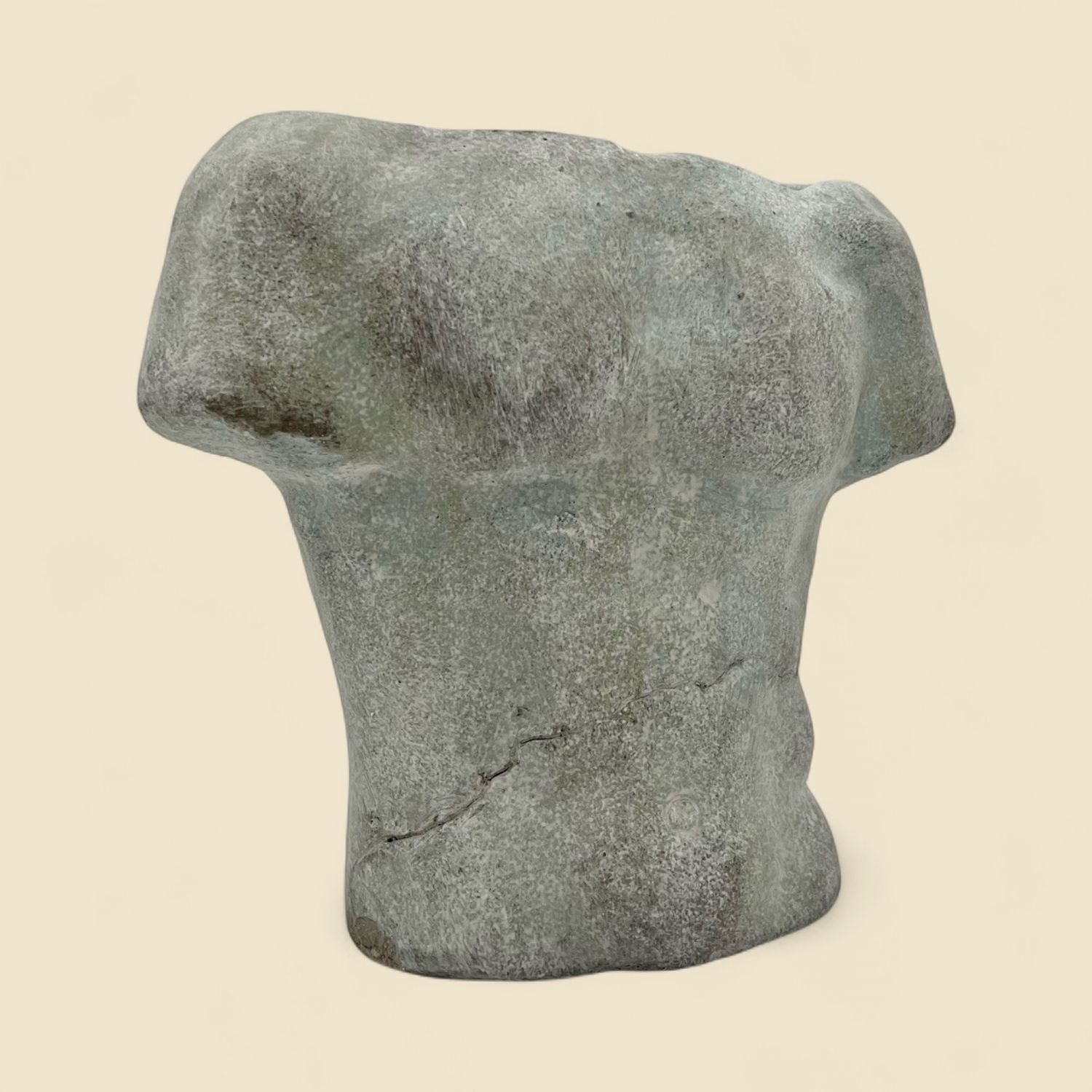 ATHENS MALE TORSO PLANTER 9" H
