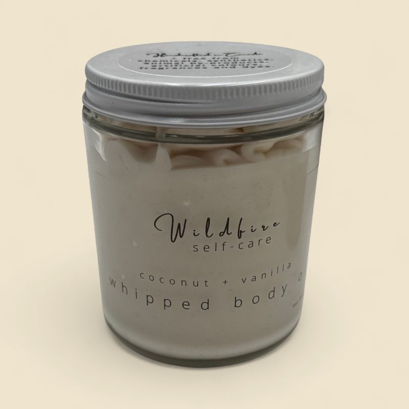 WILDFIRE SELF-CARE COCONUT + VANILLA WHIPPED BODY OIL 8 oz