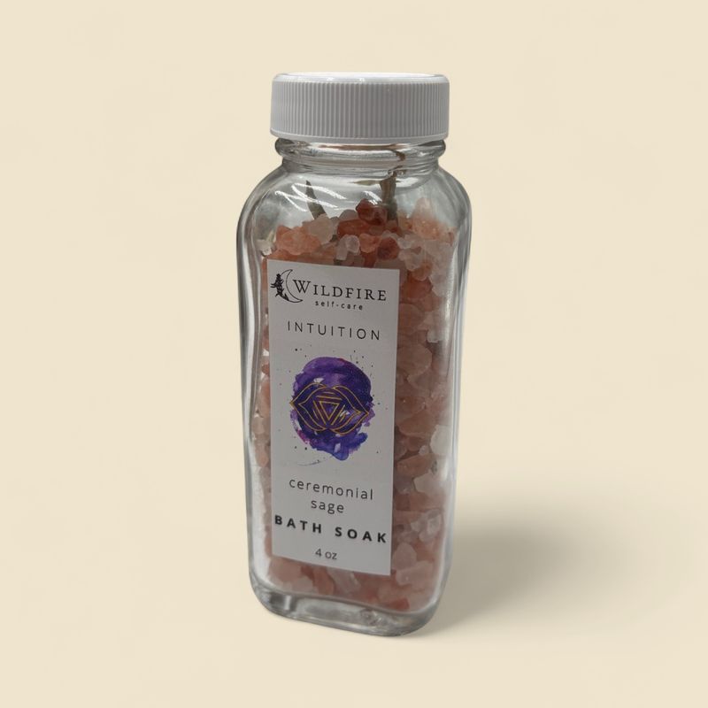 WILDFIRE SELF-CARE INTUITION CEREMONIAL SAGE BATH SOAK 4 OZ