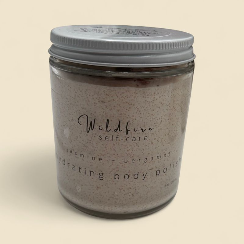 WILDFIRE SELF-CARE JASMINE + BERGAMOT HYDRATING BODY POLISH 8 OZ
