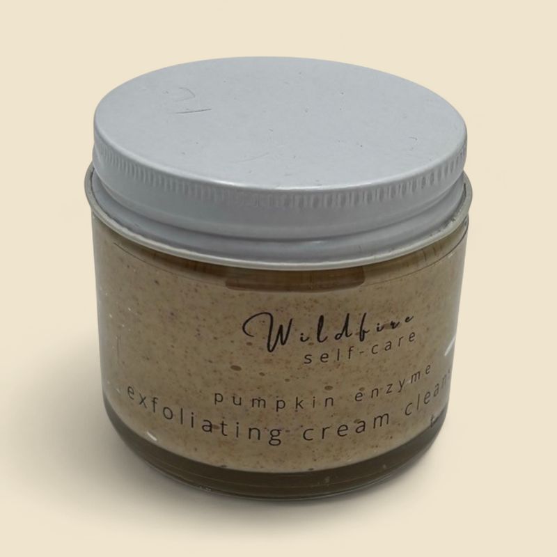 WILDFIRE SELF-CARE PUMPKIN EXFOLIATING CREAM CLEANSER 2 OZ