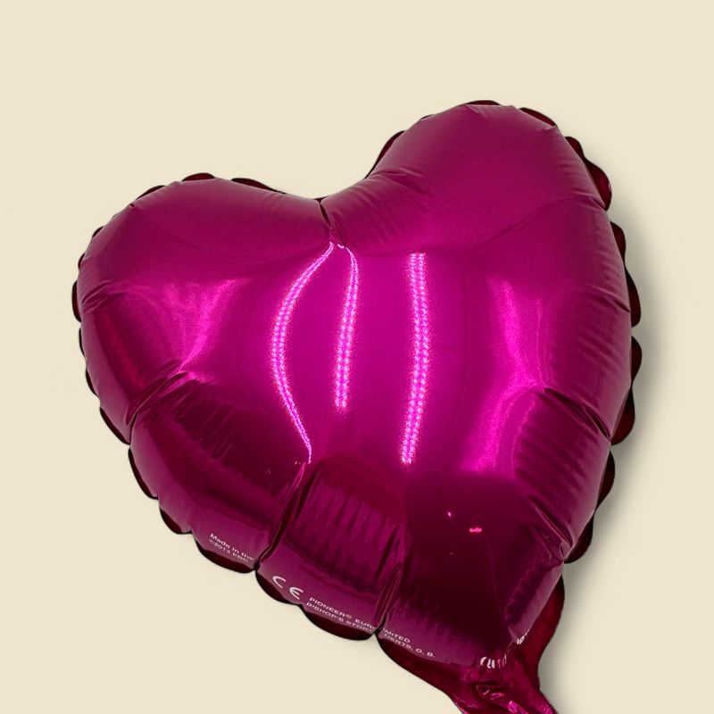 PINK HEART 7 PINK HEART 7" MYLAR BALLOON
