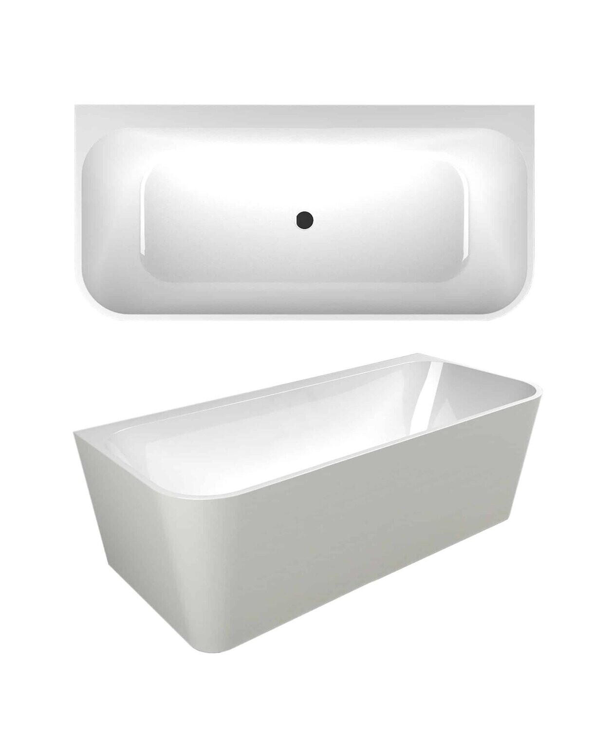 Fotia 130 Back To Wall Freestanding Bath 1700mm