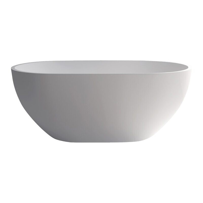Nero 1400 Matte White Stone Bath