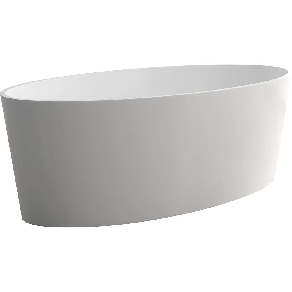 Lexy Matte White Stone Bath
