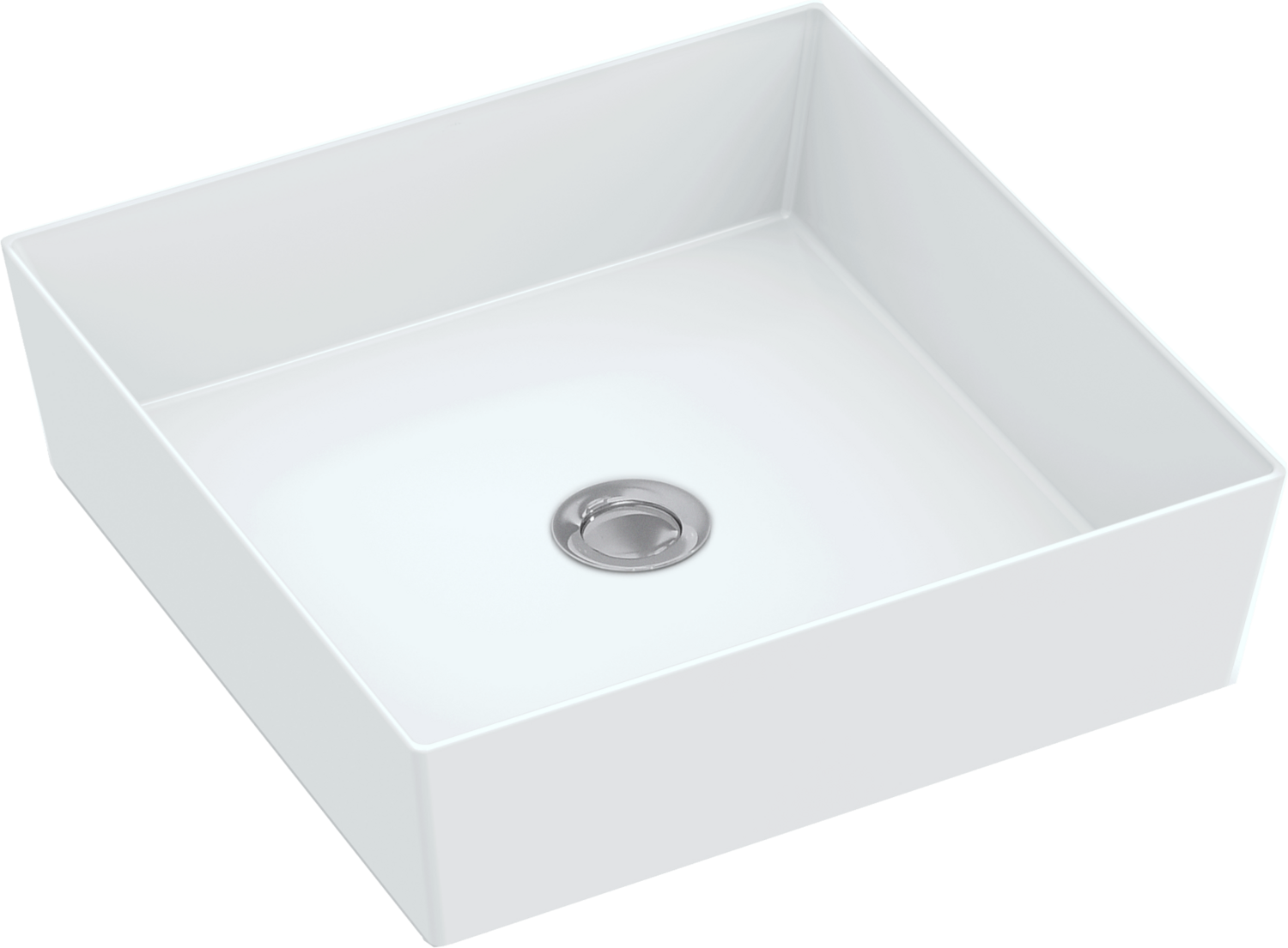 Venezia Square Above Counter Basin No Tap Hole