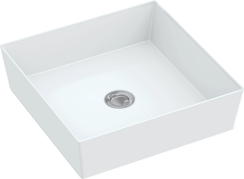 Venezia Square Above Counter Basin No Tap Hole
