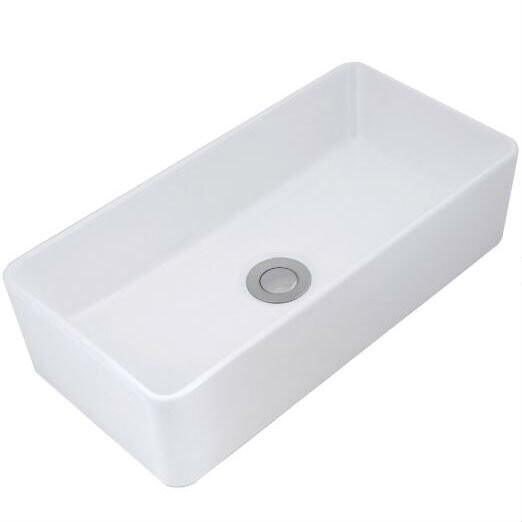 Patra Long Rectangle Above Counter Basin