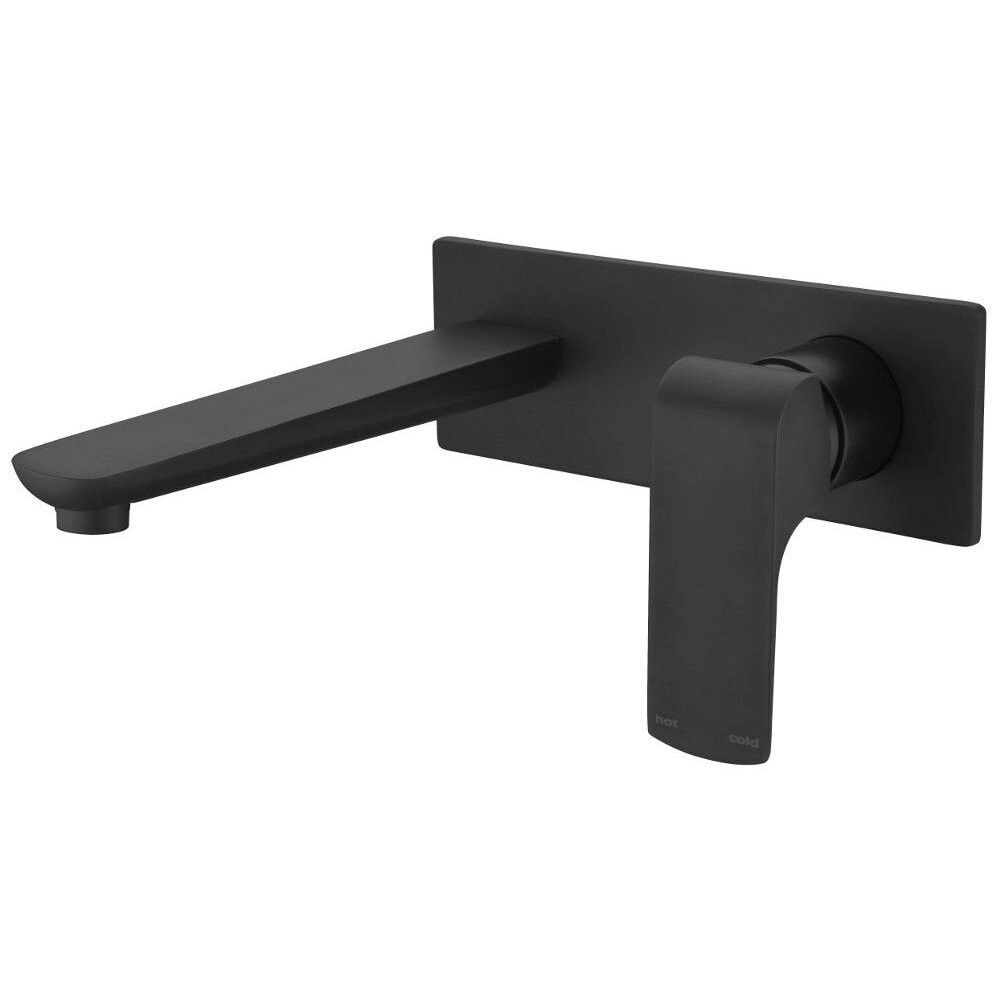 Elgin Wall Basin Mixer Set Matte Black