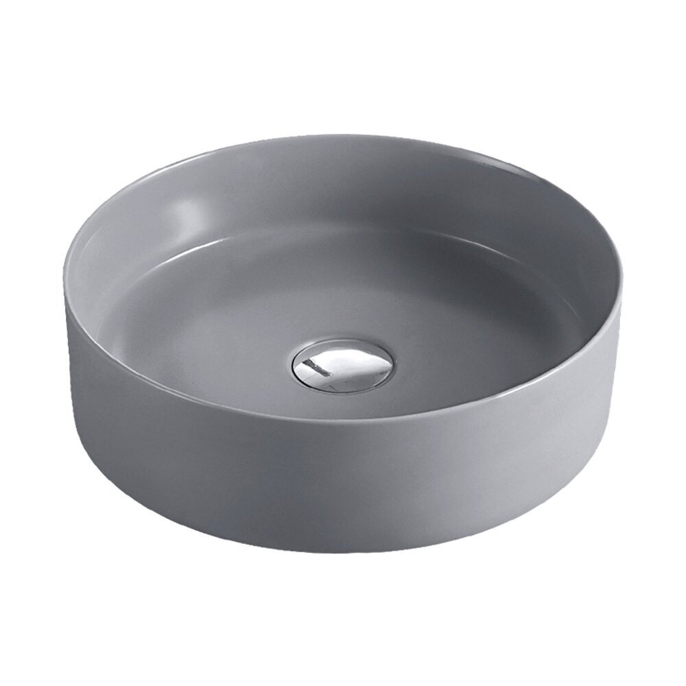 Reba Matte Light Grey Above Counter Basin