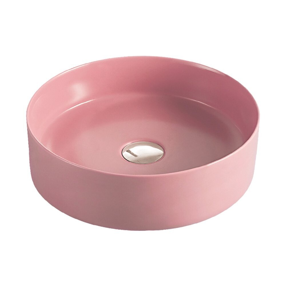 Reba Matte Industrial Pink Above Counter Basin