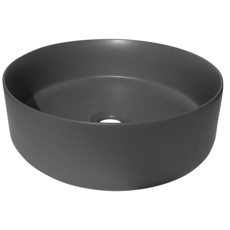 Siera Round Slimline Basin Matte Grey