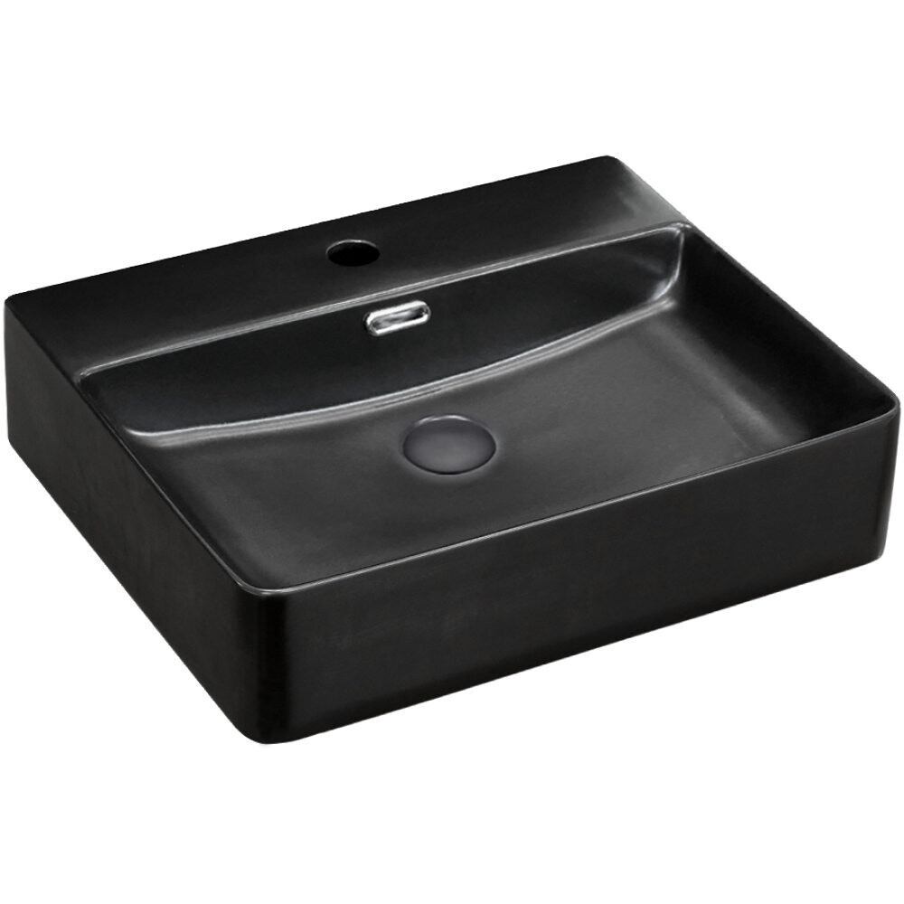 Petra Matte Black Above Counter Basin