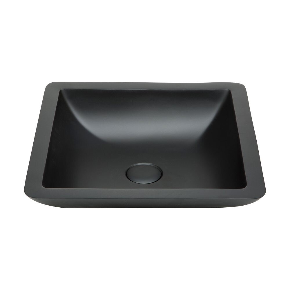 Classique 420 Solid Surface Basin Matte Black