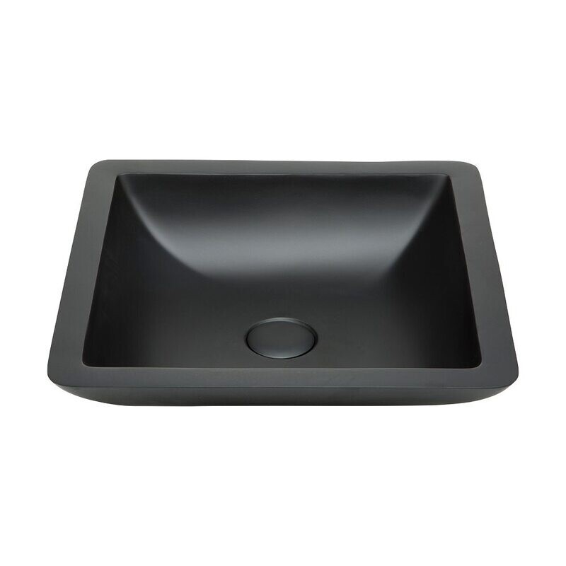 Classique 420 Solid Surface Basin Matte Black