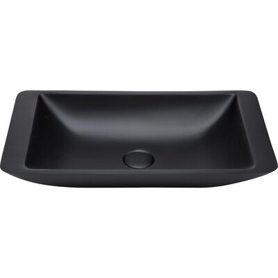 Classique 600 Solid Surface Basin Matte Black