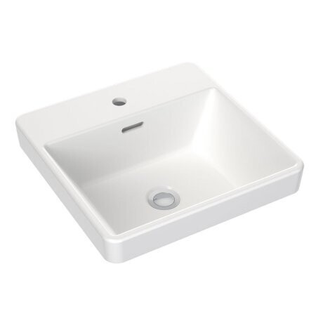 Clark Square Inset Basin 400mm with Tap Landing